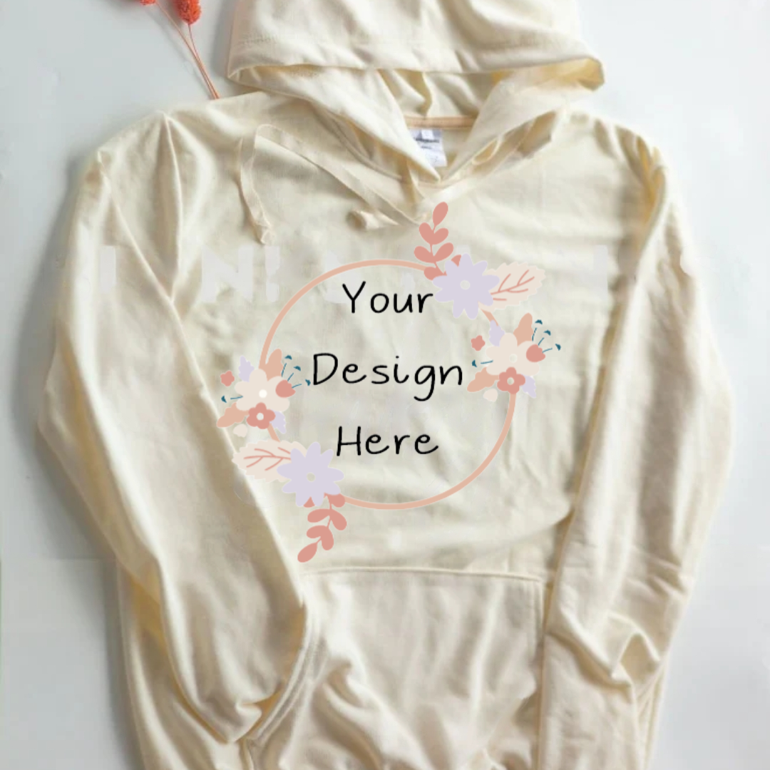 YOUR DESIGN Premium Adult Hoodie Sublimation Print 9 Colour Options