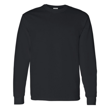 YOUR DESIGN Basic Adult Long Sleeve Shirts HTV Print - 8 Colour Options