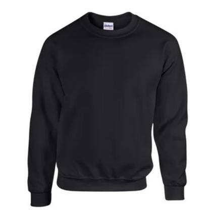 YOUR DESIGN Basic Adult Crew Sweatshirt HTV Print - 8 Colour Options