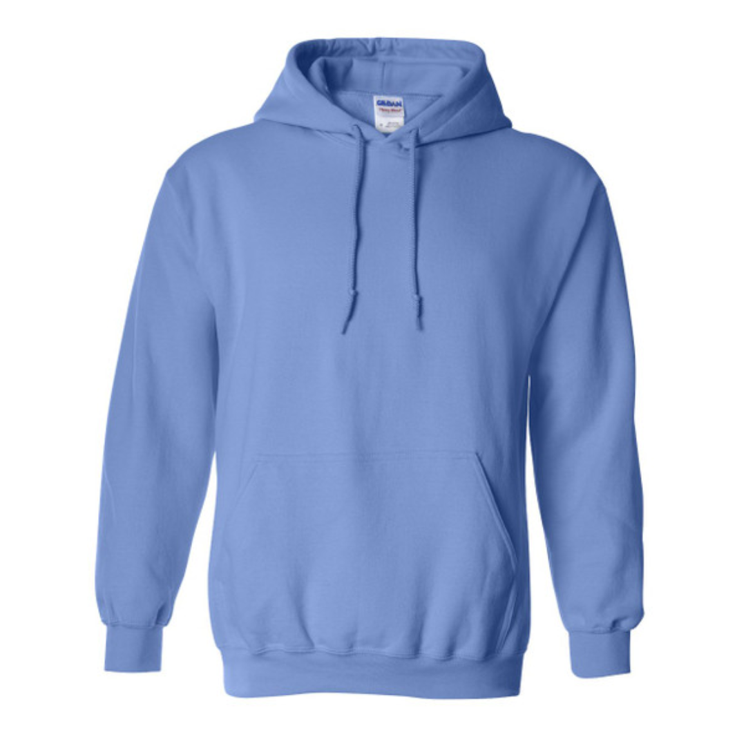 YOUR DESIGN Basic Adult Hooded Sweatshirt HTV Print - 8 Colour Options