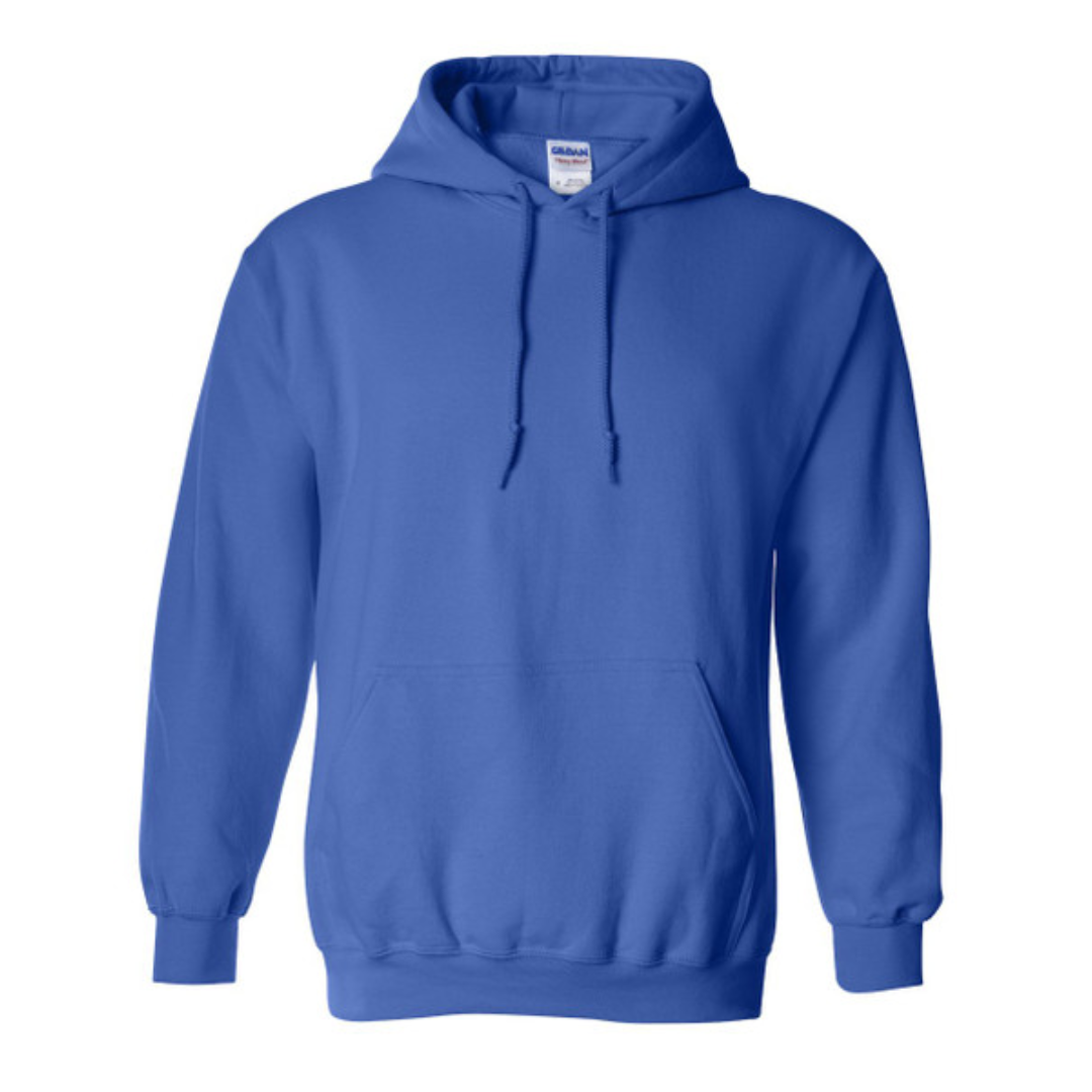 YOUR DESIGN Basic Adult Hooded Sweatshirt HTV Print - 8 Colour Options