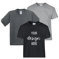 YOUR DESIGN Basic Youth T-Shirt HTV Print- 6 Colour Options
