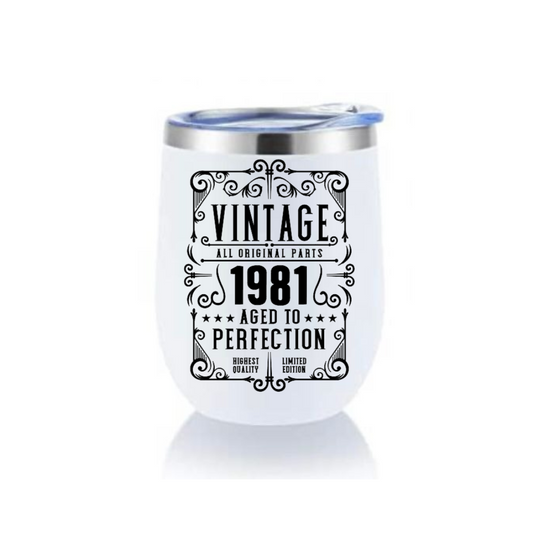 Wine Tumbler - Vintage